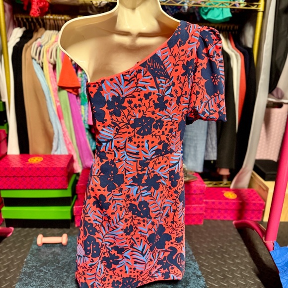 Lilly Pulitzer Brialyn Romper - Ruby Red (Size 0) - Picture 2 of 10